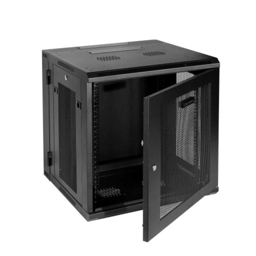 CyberPower 12 Unit Swing-Out Wall Mount Rack Enclosure - CR12U51001 ...