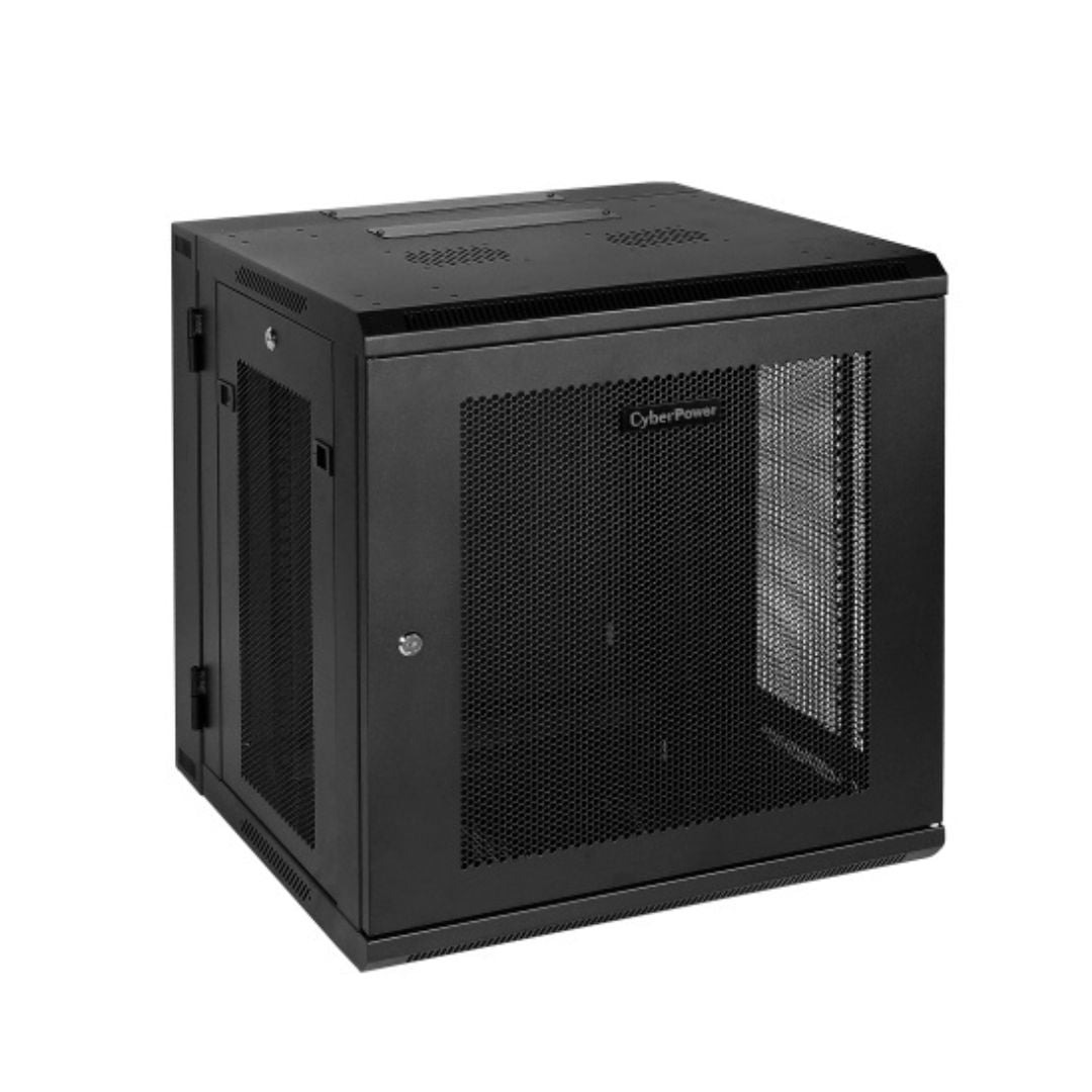 CyberPower 12 Unit Swing-Out Wall Mount Rack Enclosure - CR12U51001 ...
