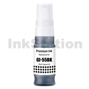 Compatible Canon GI-55BK Black Ink Bottle - 3,000 pages