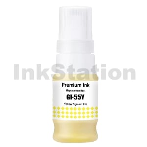 Compatible Canon GI-55Y Yellow Ink Bottle - 3,000 pages