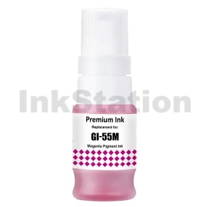 Compatible Canon GI-55M Magenta Ink Bottle - 3,000 pages
