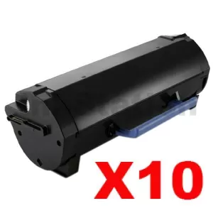 10 x Dell B2360D, B2360DN, B3460DN, B3465DNF Compatible Toner Cartridge - 8,500 pages