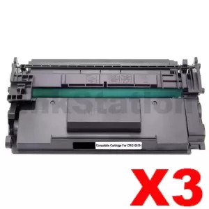 3 x Canon CART-057H Black Compatible Toner Cartridge - 10,000 pages