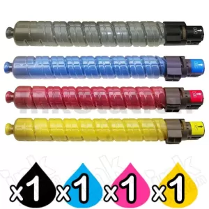 4 Pack Ricoh MP-C4502 MP-C5502 Compatible Toner Cartridges [1BK,1C,1M,1Y]