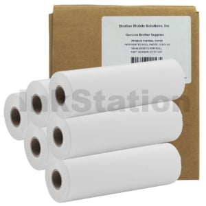 Genuine Brother A4 Perforated Roll Paper - 100 Pages per roll (pack of 6 rolls)