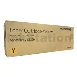 Genuine Fuji Xerox ApeosPort V C3320 Yellow Toner Cartridge CT202359 - 11,000 pages