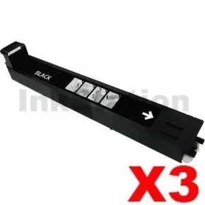 3 x HP CB390A (825A) Compatible Black Toner Cartridge - 19,500 Pages