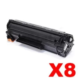 8 x Compatible Canon CART-337 Black Toner Cartridge - 2,100 pages
