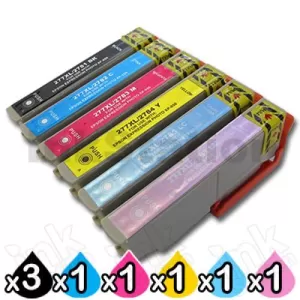 8 Pack Compatible for Epson 277XL High Yield Inkjet Cartridges [3BK,1C,1M,1Y,1LC,1LM]