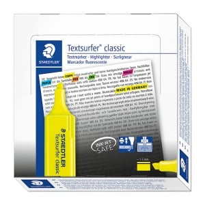 Staedtler Textsurfer 364 Classic Highlighter Yellow 10 Pack