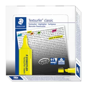 Staedtler Textsurfer 364 Classic Highlighter Yellow 10 Pack