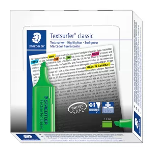 Staedtler Textsurfer 364 Classic Highlighter Green 10 Pack