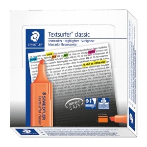 Staedtler Textsurfer 364 Classic Highlighter Orange 10 Pack
