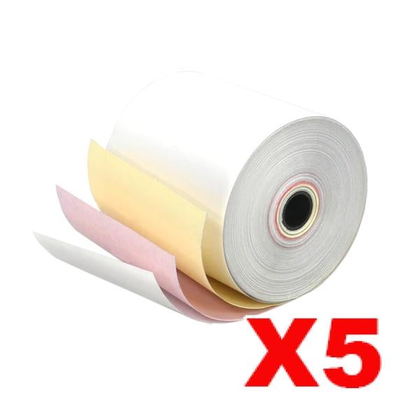 5 Rolls 76x76mm 3PLY Bond Paper Receipt Roll InkStation