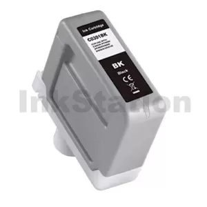 Compatible Canon PFI-301BK Black Ink Cartridge  - 330ML