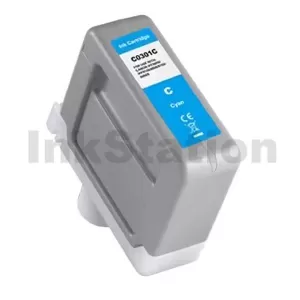 Compatible Canon PFI-301C Cyan Ink Cartridge  - 330ML