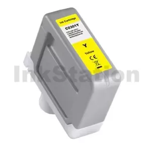 Compatible Canon PFI-301Y Yellow Ink Cartridge  - 330ML