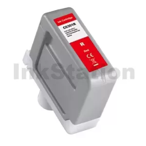 Compatible Canon PFI-301R Red Ink Cartridge  - 330ML
