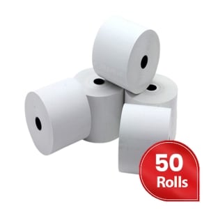 50 Rolls 50x47mm Calibor Thermal Paper Receipt Roll