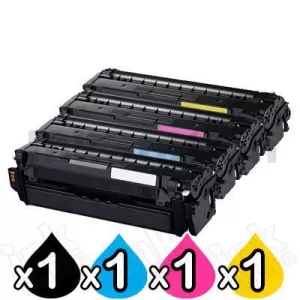 4 Pack Compatible Samsung SLC2620 SLC2670 SLC2680 Toner Cartridge Set CLT-505L [1BK,1C,1M,1Y]