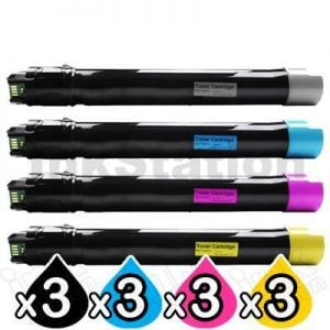 3 sets of 4 Pack Fuji Xerox DocuPrint CM415AP Compatible Toner Combo (CT202352-CT202355)
