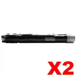 2 x Fuji Xerox DocuPrint CM415AP Compatible Black Toner Cartridge - 11,000 pages (CT202352)