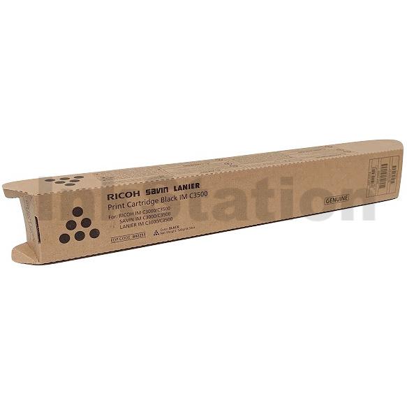 Ricoh IM-C3000 IM-C3500 Genuine Black Toner Cartridge 842259 - 31,000 ...