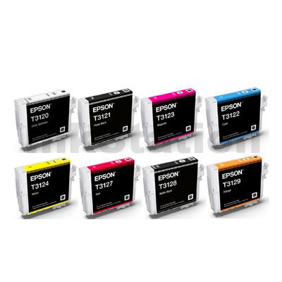 Epson 8-Pack Genuine T3120-T3129 Ink Combo [GO+PBK+C+M+Y+R+MBK+O] - Ink ...