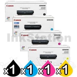 4-Pack Genuine Canon CART-335 High Yield Toner Combo [BK+C+M+Y]