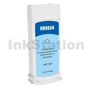 HP 81 Compatible Light Cyan 680ml Ink Cartridge C4934A