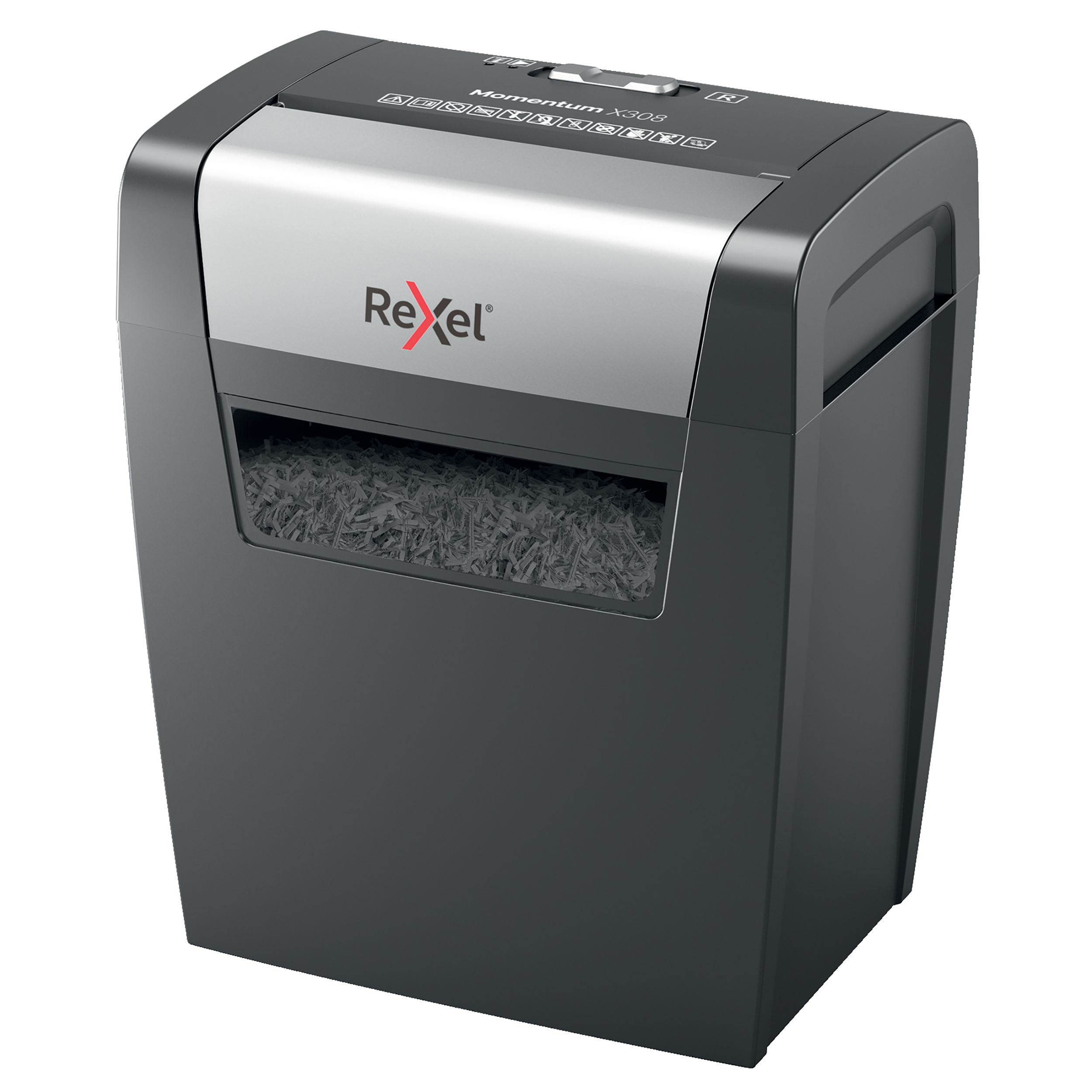 Rexel Optimum AutoFeed+ 100X Automatic 100Sheet Cross Cut Paper Shredder Black 2020100XAU