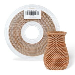 1 x PLA 3D Filament 1.75mm Wood Grain - 1KG