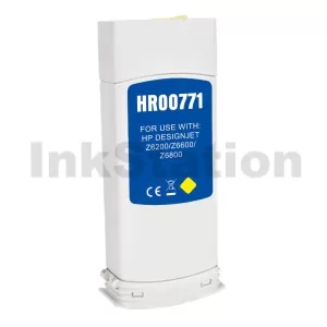 HP 771 Compatible Yellow 775ML Inkjet Cartridge CE040A / B6Y02A