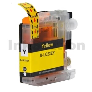 Compatible Brother LC-23EY Yellow Ink Cartridge - 1,200 pages