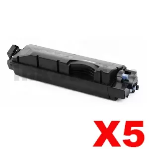 5 x Non-Genuine alternative for TK-5349K Black Toner Cartridge suitable for Kyocera TASKalfa 352ci - 17,000 pages