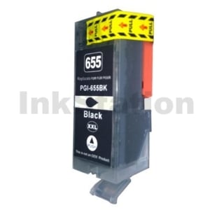 Canon PGI-655XXLBK Compatible Black Extra High Yield Inkjet Cartridge