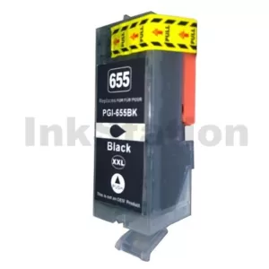 Canon PGI-655XXLBK Compatible Black Extra High Yield Inkjet Cartridge
