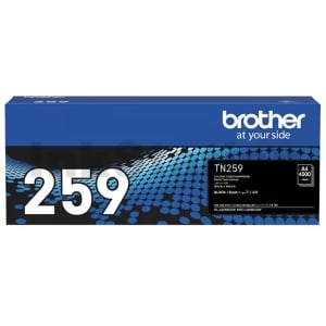 Genuine Brother TN-259 BK Black Super High Yield Toner Cartridge - 4,500 pages