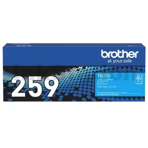 Genuine Brother TN-259C Cyan Super High Yield Toner Cartridge - 4,000 pages