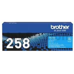 Genuine Brother TN-258C Cyan Toner Cartridge - 1,000 pages