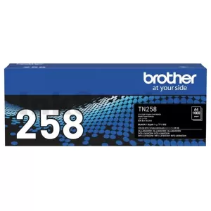 Genuine Brother TN-258BK Black Toner Cartridge - 1,000 pages