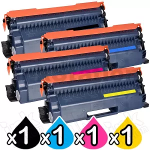 4 Pack Compatible Brother TN-851XL High Yield Toner Cartridges Combo [1BK,1C,1M,1Y]