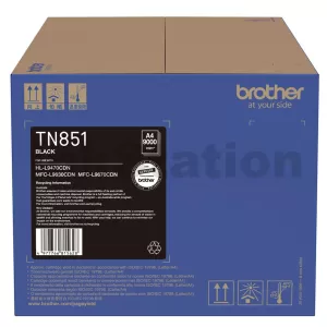 Genuine Brother TN-851BK Black Toner Cartridge - 9,000 pages