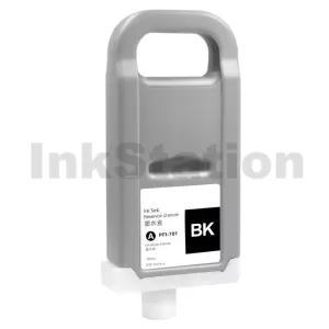 Compatible Canon PFI-701BK Black Ink Cartridge - 700ML
