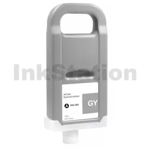 Compatible Canon PFI-701GY Grey Ink Cartridge - 700ML