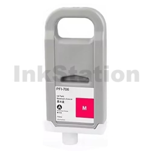 Compatible Canon PFI-706M Magenta Ink Cartridge - 700ML
