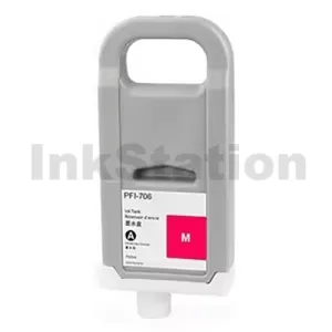 Compatible Canon PFI-706M Magenta Ink Cartridge - 700ML