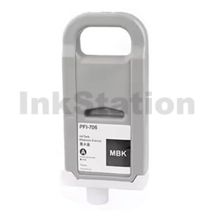 Compatible Canon PFI-706MBK Matte Black Ink Cartridge - 700ML