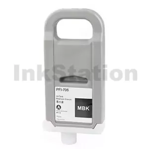 Compatible Canon PFI-706MBK Matte Black Ink Cartridge - 700ML
