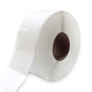 1 Roll Thermal Transfer 40mm X 28mm Perforated Labels White - 2000 Labels per Roll